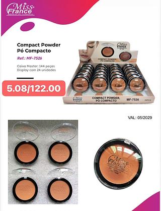 MISS FRANCE PO COMPACTO-24PCS/5.08