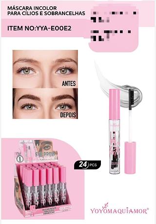 YOYO MASCARA DE CILIOS E SOBRANCELHA- INCOLOR-24PCS/5.00