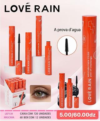 LOVE RAIN MASCARA DE CILIOS -12PCS/5.00