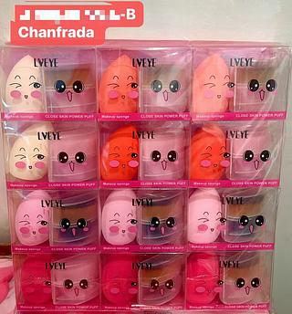 KIT DE ESPONJA PARA MAQUIAGEM-12PCS/4.00