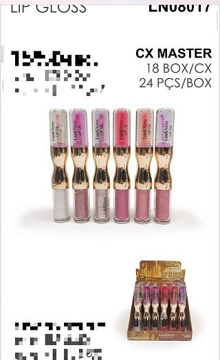 LUANEVE LIP GLOSS-24PCS/6.50