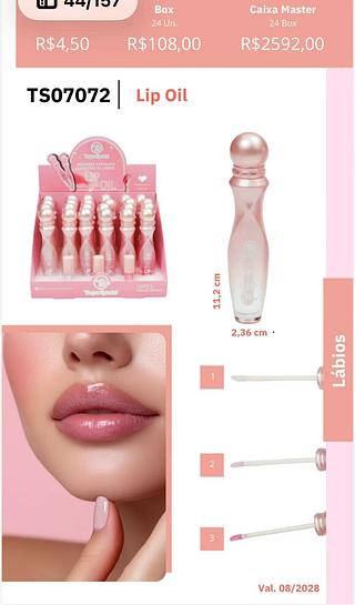 TOQUE ESPECIAL LIP OIL-24PCS//4.50