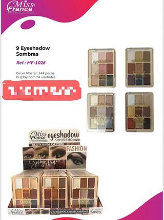missfrance paleta de sombras-24pcs/7.29