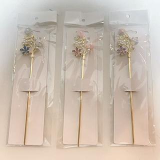 PALITO DE MADEIRA ESTILO COM PEDRA-12PCS/3.83