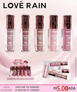 LOVE RAIN LIP GLOSS-24PCS/5.00