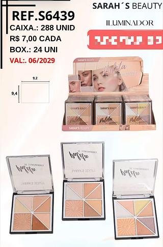 SARAHS PALETA DE ILUMINADOR-24PCS/7.00