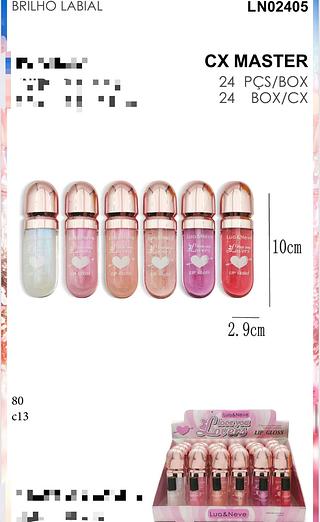 LUANEVE BRILHO LABIAL-24PCS/6.50