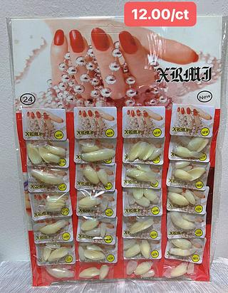 UNHA POSTICA-24SAQUINHAS/COM24PCS