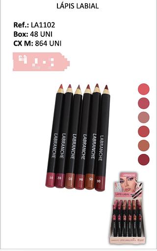 LABRANCHE LAPIS LABIAL-48PCS/3.00