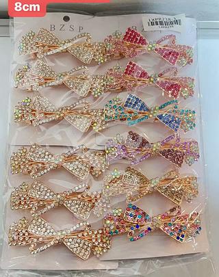 PRESILHA MATAL COM ESTRAS-12PCS/3.00