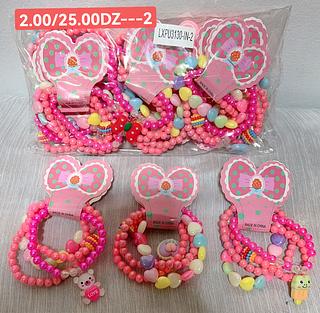 PULSEIRA INFANTIL KIT4PCS-12SAQUINHA/2.00