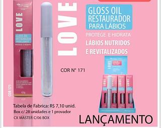 MAXLOVE GLOSS OIL RESTAURADOR PARA LABIOS-NO170 -28PCS/5.00