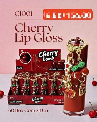CHERY LIP GLOSS- DE FRUTA-24PCS/6.50