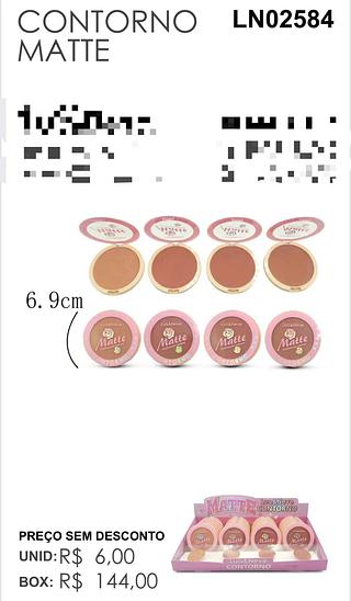 LUANEVE CONTORNO -24PCS/6.00