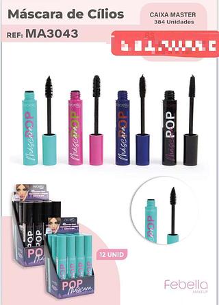 FEBELLA MASCARA CILIOS -12PCS/5.83