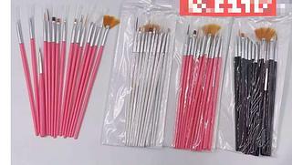 KIT PINCEL PARA UNHAS POSTISAS-12PCS/3.00