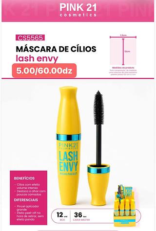 PINK21 MASCARA DE CILIOS-12PCS/5.00