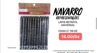 BELLAFEMME LAPIS RETRATIL UNIVERSAL-12PCS/1.41
