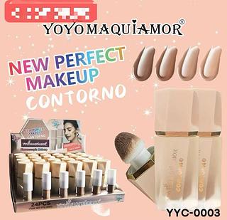 yoyo maquiamor contorno liquido-24pcs/6.50