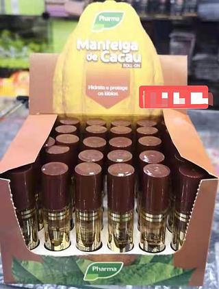 PHARMA MANTEIGA CACAU LIQUIDO ROLLON-30PCS/2.33