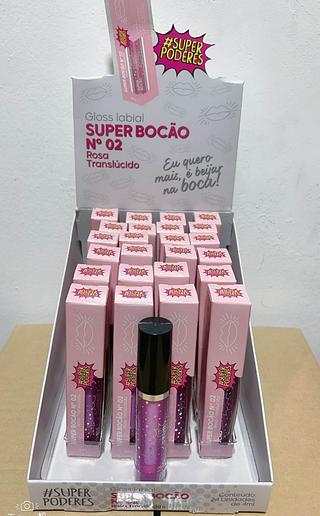 SUPER PODERES GLOSS LABIAL BOCAO-24PCS/4.79