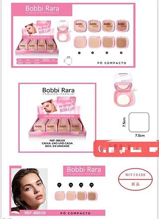 BBBI RARA PO COMPACTO COM ESPONJA-24pcs/6.83