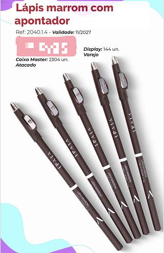 VIVAI LAPIS MARROM-12PCS/1.25