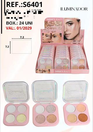 SARAHS PALETA DE ILUMINADOR-24PCS/5.50
