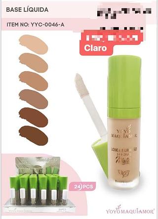 yoyo maquiamor-base liquido -24pcs
