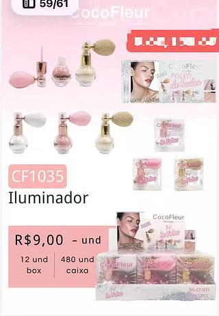 COCOFLEUR ILUMINADOR-12PCS/9.00