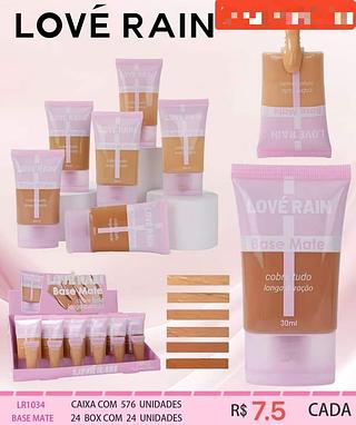 LOVE RAIN BASE MATTE-24PCS/7.50
