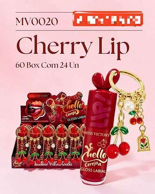 CHERY LIP GLOSS- DE FRUTA-24PCS/6.50