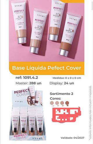 VIVAI BASE LIQUIDO PEFECT-24PCS/5.25