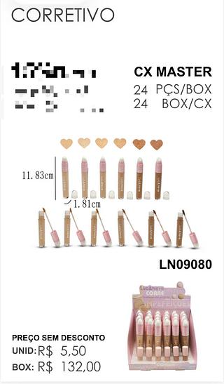 LUANEVE CORRETIVO LIQUIDO-24PCS/5.50