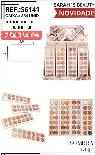 SARAHS PALETA DE SOMBRA-24PCS/7.50