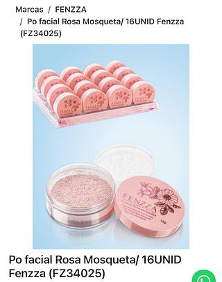 FENZZA PO FACIAL ROSA MOSQUETA-16PCS/4.50