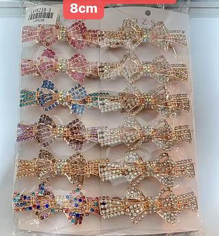 PRESILHA MATAL COM ESTRAS-12PCS/3.00