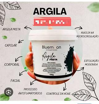 BLUEMOON ARGILA PRETA-12PCS/3.75