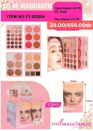 YOYO KIT DE MAQUIAGEM-12PCS/38.00