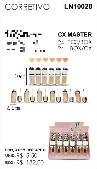 LUANEVE CORRETIVO LIQUIDO-24PCS/5.50