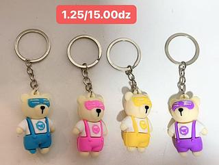 CHAVEIRO DE BORRACHA-TAMANHO P-12PCS1.25