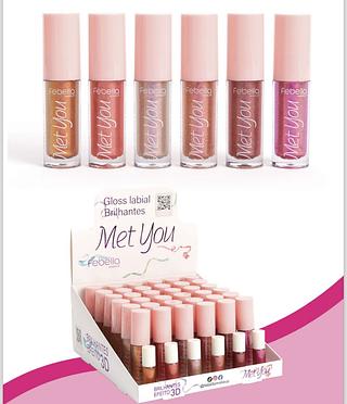 FEBELLA GLOSS LABIAL MET YOU-36PCS/3.79