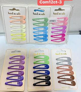 KIT 6PCS TIC TAC PARA CABELO -12CT/1.33