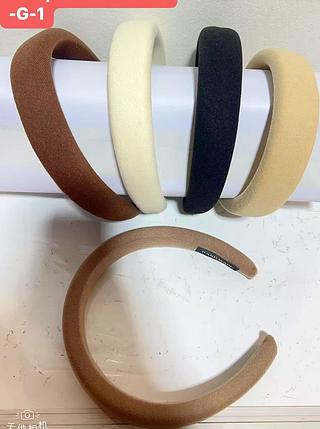 TIARA TECIDO LARGA-12PCS/3.33