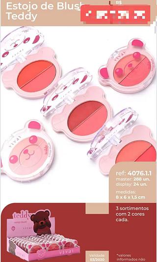 vivai estojo de blush-24pcs/4.50