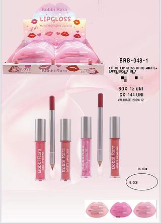 BOBBI RARA KIT DE LIP GLOSS-12PCS/18.00
