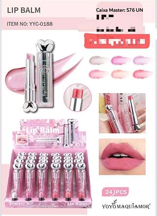yoyo maquiamor- lip balm-24pc/5.00