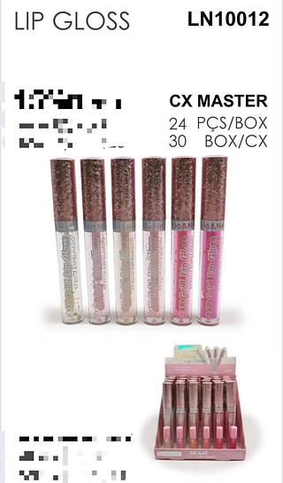 LUA NEVE LIP GLOSS-24PCS/5.50