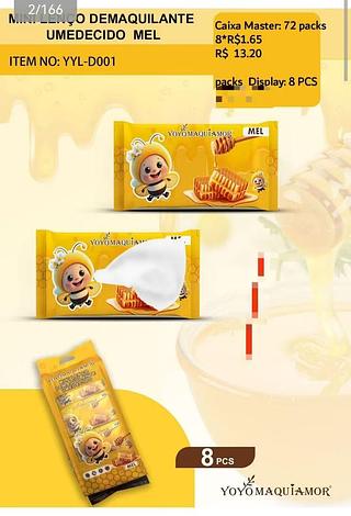 YOYO MINI LENCO DEMAQUILANTE-8PACKS/1.65