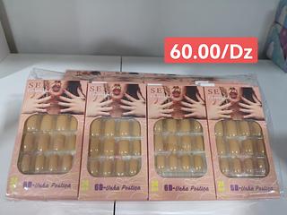 unha postiça ADULTO COM AUTOCOLANTE -12CAXINHA COM 24PCS/4.50
